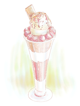 矢量手绘的饮料