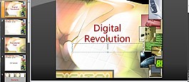 数字革命PPT模板下载