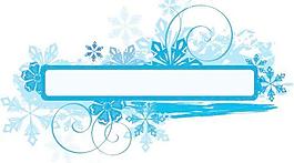 冬季花纹矢量图素材16