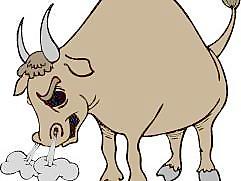 卡通生肖牛矢量图素材037