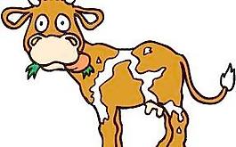 卡通生肖牛矢量图素材012