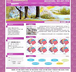 服装网站模板图片