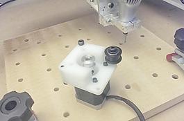 shapeoko nema23到NEMA17电动机安装，与惰轮空间。
