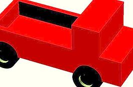 transformingtrucks - OpenSCAD参数对象的玩具模型