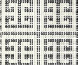 Chinese Knot.black 中国结.黑 马赛克_马赛克_彩拼