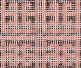 Chinese Knot.red 中国结 红 马赛克_马赛克_彩拼