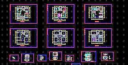 三层家庭装修别墅设计施工图