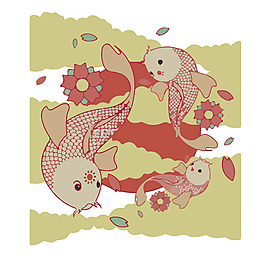 矢量 动物 海洋生物 鱼 植物 免费素材