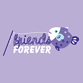 矢量 动物 海洋生物 鱼 文字 免费素材