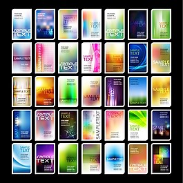 炫彩卡片背景素材