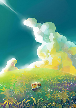 位图 插画 场景画 生活元素 瓶子 免费素材