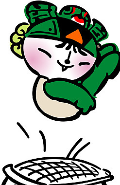 Beijing_2008_Mascot_Trampoline logo设计欣赏 Beijing_2008_Mascot_Trampoline运动LOGO下载标志设计欣赏
