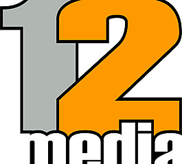 12media logo设计欣赏 12media服务行业标志下载标志设计欣赏