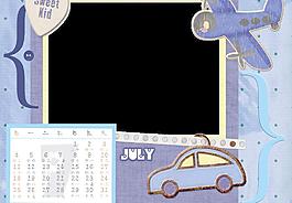 2010年台历 psd 儿童