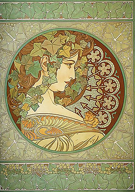 位图 插画师 Alphonse Mucha 免费素材