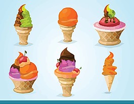 冰淇淋素材
