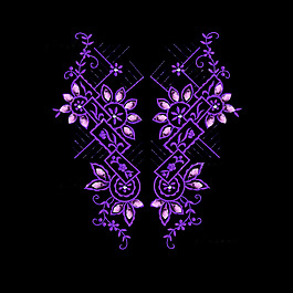 位图 绣花 民俗风 花边领边 免费素材