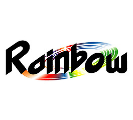 Rainbow logo设计欣赏 RainbowCD LOGO下载标志设计欣赏