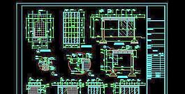某大型公司门卫室施工设计图