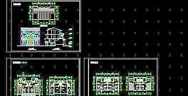 二层简易型农村双拼别墅设计图15x9