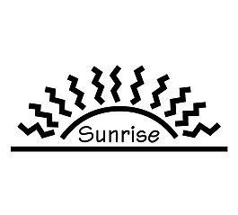 Sunrise logo设计欣赏 Sunrise咖啡馆LOGO下载标志设计欣赏