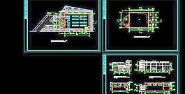商业街二层超市建筑施工设计图