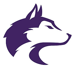 Washington_Huskies logo设计欣赏 Washington_Huskies知名学校LOGO下载标志设计欣赏