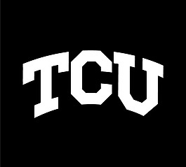 TCU(1) logo设计欣赏 TCU(1)大学体育队标志下载标志设计欣赏