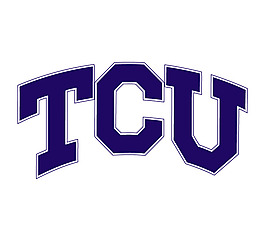 TCU(4) logo设计欣赏 TCU(4)大学体育队标志下载标志设计欣赏