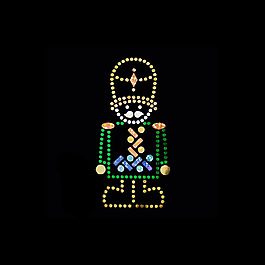 烫钻 人物 士兵 免费素材