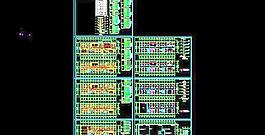 六层建筑楼电气平面图及系统图。