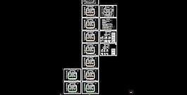 十二层大厦办公楼布灯图