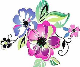 韩国精美花草图案矢量图096