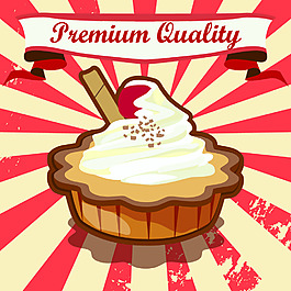 美味的奶油蛋糕