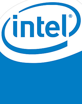 Intel(1) logo设计欣赏 Intel(1)硬件公司标志下载标志设计欣赏