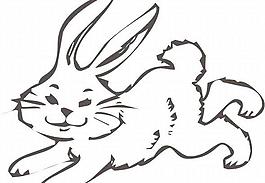 中秋小白兔矢量图06