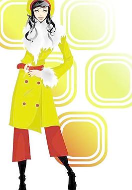 甜美新女性矢量图15