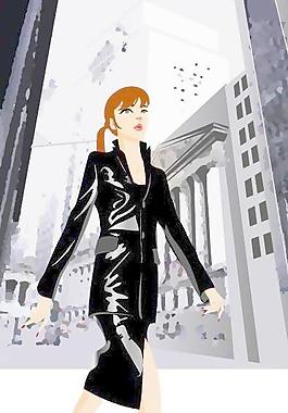 甜美新女性矢量图12