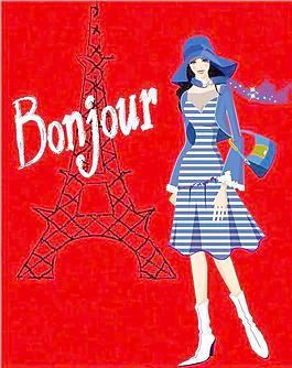 甜美新女性矢量图06