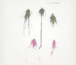 水墨墨滴矢量图11