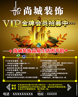 尚城装饰海报