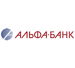 Alfa-Bank logo设计欣赏 Alfa-Bank国际银行标志下载标志设计欣赏