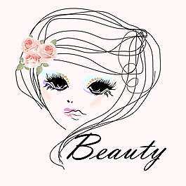 印花矢量图 人物 女孩 手绘女孩专题 pop原创 免费素材