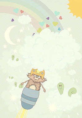 有趣的背景矢量插画