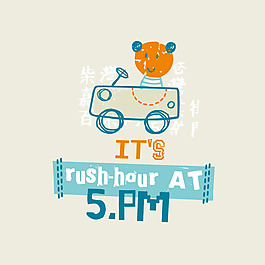 印花矢量图 卡通 卡通动物 熊 卡通静物 免费素材