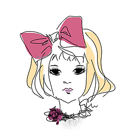 印花矢量图 人物 女孩 手绘女孩专题 pop原创 免费素材