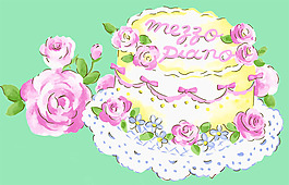彩绘生日蛋糕