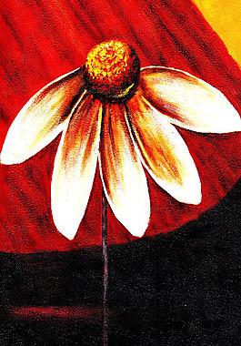 位图 植物图案 写意花卉 花朵 油画 免费素材