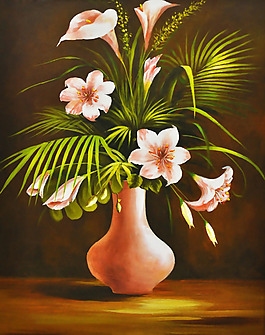 位图 植物图案 写意花卉 花朵 水仙花 免费素材