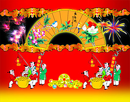 春节喜庆素材